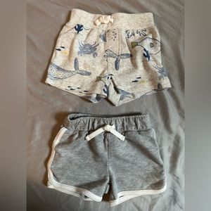 3 month, baby boy shorts. 2 pairs for $6 total.